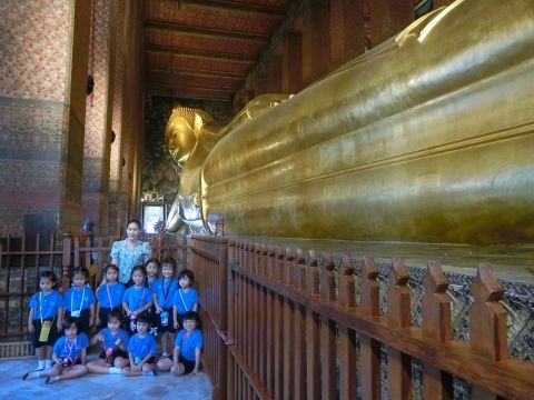 ทัศนศึกษาวัดพระเชตุพนวิมลมังคลารามราชวรมหาวิหาร นักเรียนระดับชั้นปฐมวัยปีที่ 2