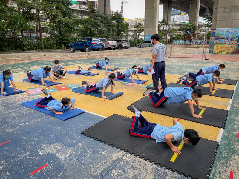 การทดสอบสมรรถภาพทางกายของนักเรียนชั้นประถมศึกษาปีที่ 1 6 ประจำปีการศึกษา 2564