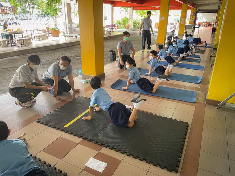 การทดสอบสมรรถภาพทางกายของนักเรียนชั้นประถมศึกษาปีที่ 1 6 ประจำปีการศึกษา 2564